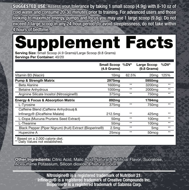 Información nutricional